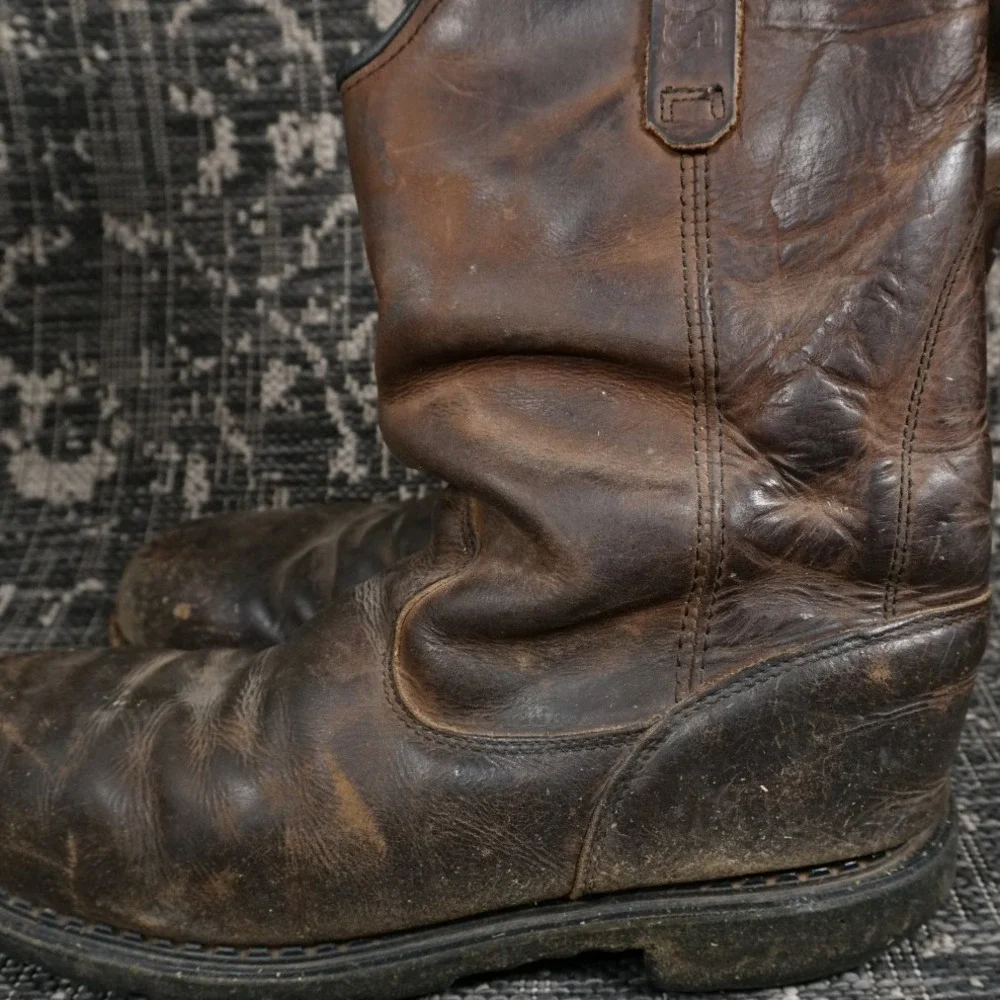 Red Wing 4441 Pecos Leather Work Boots Steel Toe Oil Resistant Insulated Sz 13 B